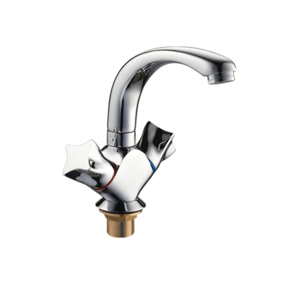 Змішувач для умивальника Dante LM1087-2, хром