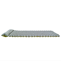 Килимок Надувний Туристичний Wechsel Coreo Double-Tube TL Lemon/Grey (233122) Каремат Німеччина, фото 3