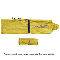 Килимок Надувний Туристичний Wechsel Coreo Double-Tube TL Lemon/Grey (233122) Каремат Німеччина, фото 5