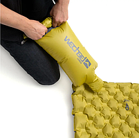 Килимок Надувний Туристичний Wechsel Coreo Double-Tube TL Lemon/Grey (233122) Каремат Німеччина, фото 7