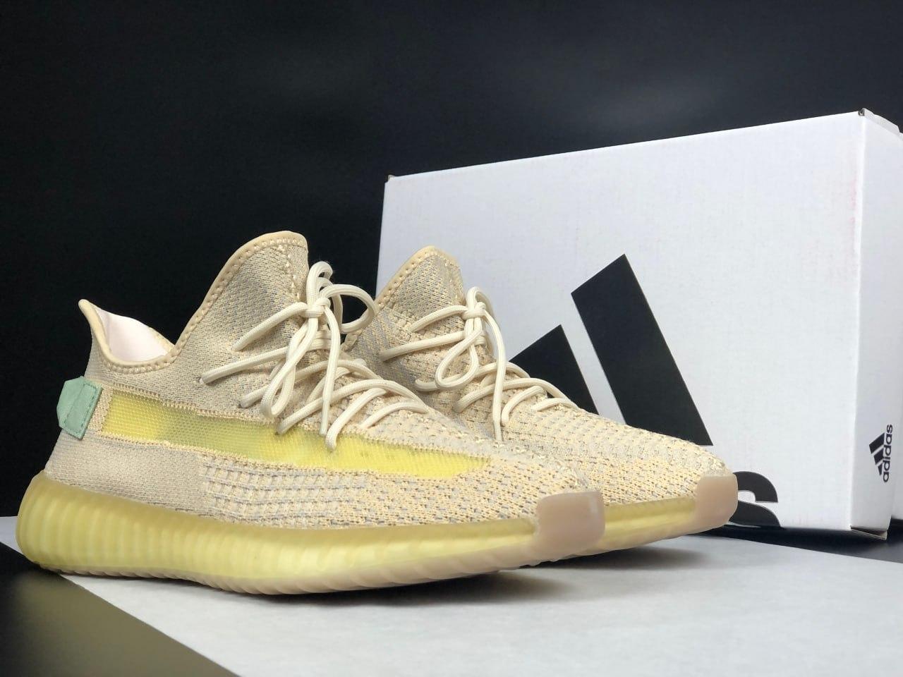Чоловічі кросівки Steely Yeezy Boost 350 Beige (Бежеві) Взуття Стайл Ізі Буст 350 сітка повсякденні демісезон