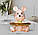 Ведмідь Ключниця-скарбничка 23см BE@RBRICK (Рожевий мармур), фото 3