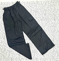 Штани карго для дівчинки , р. 134-158 чорний