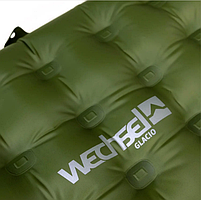 Килимок Надувний Туристичний Wechsel Glacio L 186 x 64 x 8 cm TL Olive (233123) Каремат Німеччина, фото 9