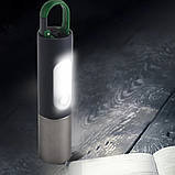 Ліхтар-лампа акумуляторний RIAS CB-836 з карабіном Type-C Grey (7_00701), фото 4