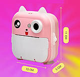Дитячий фотоапарат миттєвого друку для дівчинки Фотокамера з моментальним друком екраном та підсвічуванням, фото 10