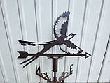 Флюгер Ластівка, флюгер на дах з металлу 2 мм, фото 3