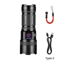 Ліхтар CB-B53-TG, 3х18650, power bank, індикація заряду, ЗП Type-C, zoom, Box, фото 3