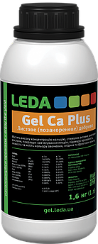 Комплексне добриво з кальцієм Leda Gel Ca Plus 1,6 кг (1 л) / Гель з амінокислотами для підживлення овочів