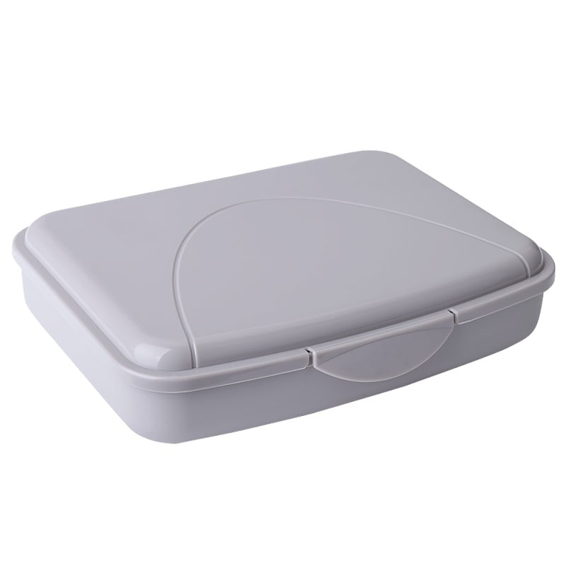 Контейнер для зберігання пластиковий універсальний М 19*14.5*4.5см (какао) А168017-16 Ємність Алеана, фото 1