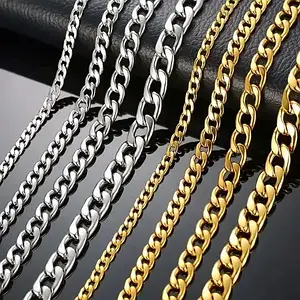 Цепи цепочки ,золото серебро нержавеющая сталь, Stainless Steel