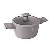Каструля 2,5 л з титановим покриттям та кришкою 20 см BERLINGERHAUS Taupe Collection BH-8100, фото 2