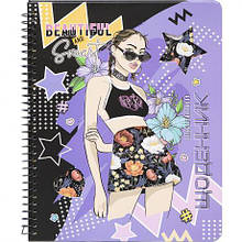 Щоденник A5 УКР на СПІРАЛІ, тверда обкладинка SD1903 MZOPT