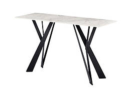 Консоль "Тео" VETRO б'янко карарра + чорний