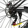 ✅ Велосипед Corso Energy 26" дюйми EN-26849 рама сталева 13’’, обладнання SHIMANO 21 швидкістечей, чорний, фото 6