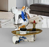 Розмальована статуетка ведмедя-органайзер у стилі BE@RBRICK