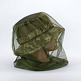 Військова антимоскітна сітка на панаму або кепку, фото 4