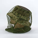 Військова антимоскітна сітка на панаму або кепку, фото 5