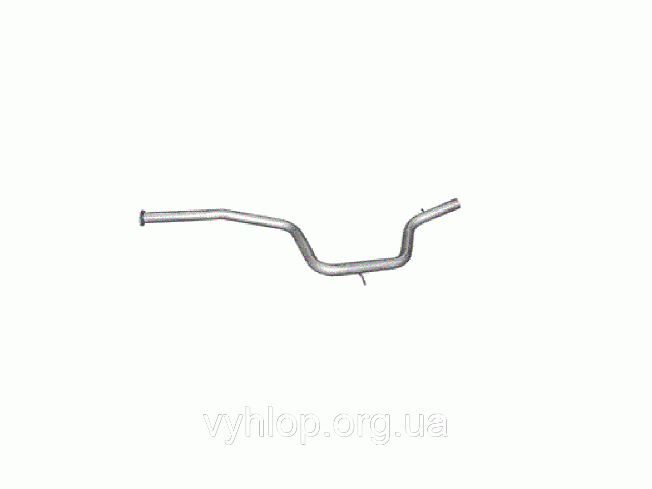 Труба проміжна Вольво В70 III (Volvo V70 III) 2.0 D 10/07-12/15 (31.17) Polmostrow