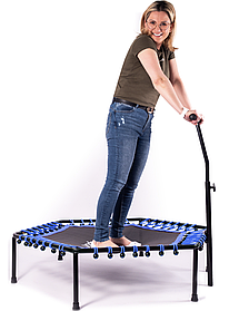Фітнес батут з ручкою Rippey 130 см