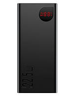 Повербанк Baseus Adaman Metal Digital Display 22.5 W 20000 mAh Black (PPAD000101)