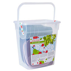 Набір посуду пластиковий (фрезія/полин) А169042-126 Алеана