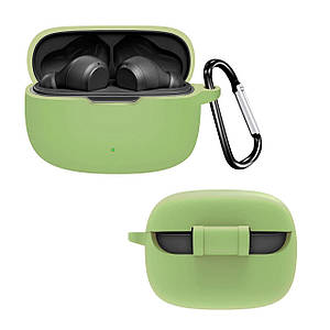 Силіконовий чохол із карабіном для JBL Wave 200 TWS / світло-зелений