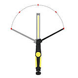 Ліхтар акумуляторний RIAS W55 COB з магнітом 3000mAh microUSB Yellow (7_00703), фото 2