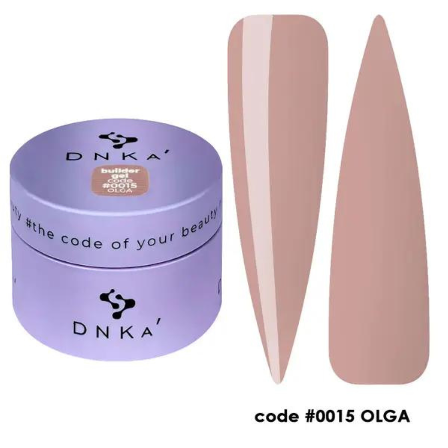 Гель для нарощування нігтів DNKa' Builder Gel #0015 Olga, 30 мл