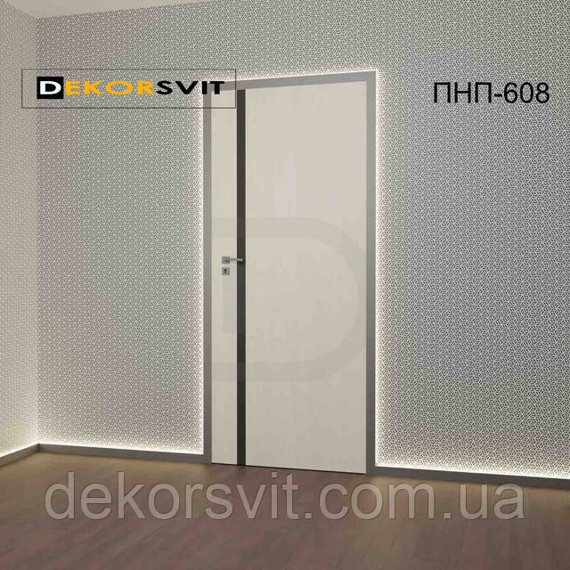 алюминиевые наличники с подсветкой для дверей