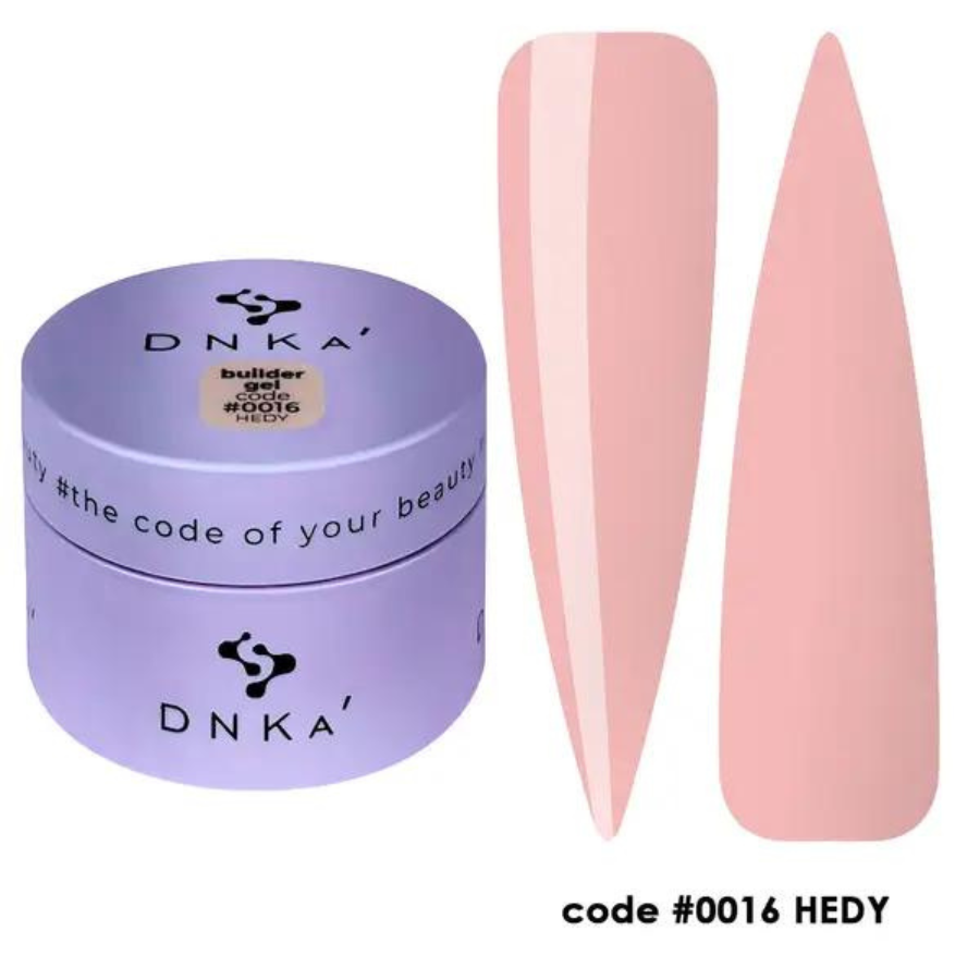 Гель для нарощування нігтів DNKa' Builder Gel #0016 Hedy, 30 мл