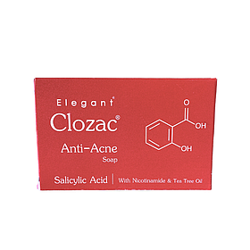 Мило проти акне з саліциловою кислотою Клозак ELEGANT Clozac Anti-Acne Soap 75 г