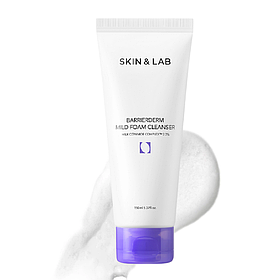 М’яка пінка для очищення шкіри SKIN&LAB Barrierderm Mild Foam Cleanser 150 мл