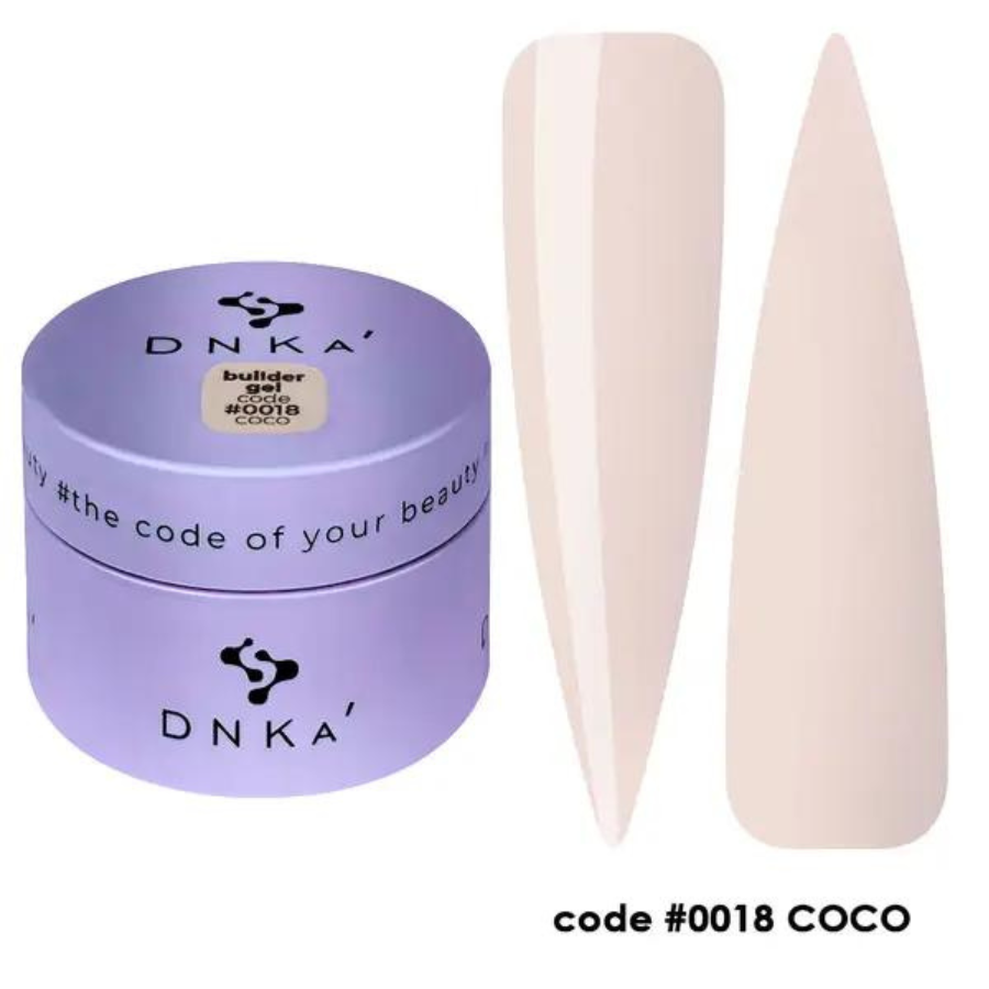 Гель для нарощування нігтів DNKa' Builder Gel #0018 Coco, 30 мл