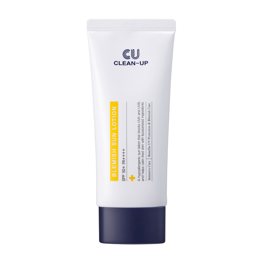 Сонцезахисний лосьйон з ліпосомами на стабільних фільтрах CUSKIN Clean-Up Blemish Sun Lotion SPF 50+ PA++++ 60 мл