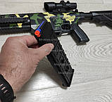 Топовий Дитячий іграшковий автомат M416 м'які кулі на акумуляторі, фото 4