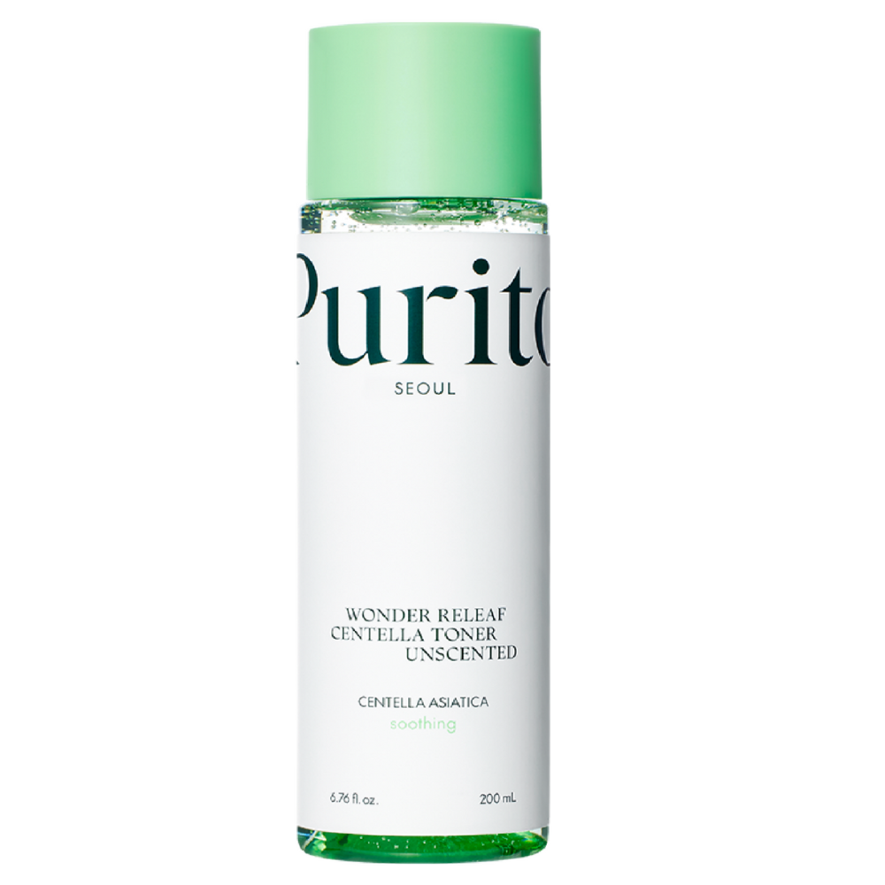 Заспокійливий тонер з екстрактом центелли азіатської Purito Seoul Wonder Releaf Centella Toner Unscented 200 мл, фото 1