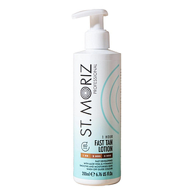 Автобронзат-лосьйон для експрес засмаги St. Moriz Professional Fast Tan Lotion 200 мл