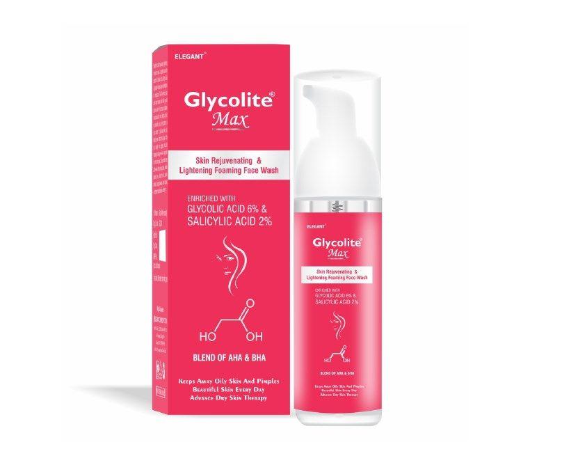 Пінка для вмивання з гліколевою та саліциловою кислотою ELEGANT Glycolite Max Face Wash 80 мл