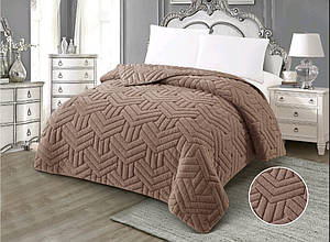 Покривало Mellory Home Шиншила - Кролик 200*230 - кавовий