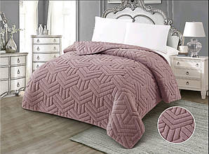 Покривало Mellory Home Шиншила - Кролик 200*230 - чайна роза