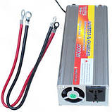 Інвертор 12V на 220 V SUA-2000C із заряджанням 20 А + USB, фото 4