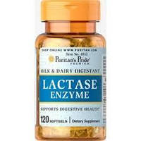 Lactase Enzyme 125 мг Puritan's Pride, 120 капсул