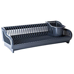 Сушка для посуду пластикова (граніт) A167091-15 Сушарка Алеана