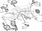 Датчик педалі гальма (4 контакти) на Fiat Doblo (2000-2005-2010), 46840511, 46840510, 51713873, фото 3