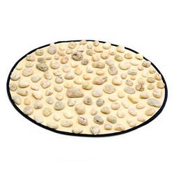 Килимок масажний з натуральною галькою Ортек d 44см