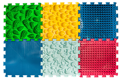 Килимок масажний Пазли Мікс 6 елементів Ортек