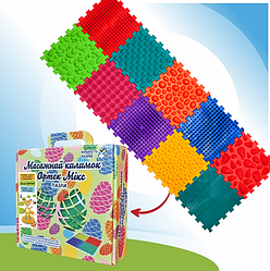 Масажний килимок з настільною грою "Лісові пригоди" 10 елементів Ортек