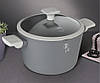 Каструля 2.5 л із кованого алюмінію зі скляною кришкою 20 см BERLINGERHAUS Aspen Collection BH 7066, фото 4