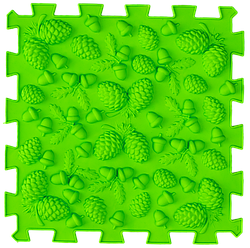 Ортопедичний масажний килимок Пазли Мікс Жолуді 1 елемент